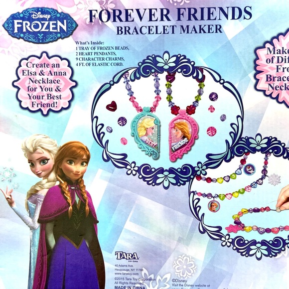 NEW Disney Frozen Forever Friends Jewelry Activity Kit Best Friend Kids Bead Set - Picture 8 of 13